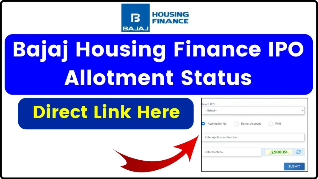 Bajaj Housing Finance IPO Allotment Status 2024 - Check Direct Link, GMP, Listing Price