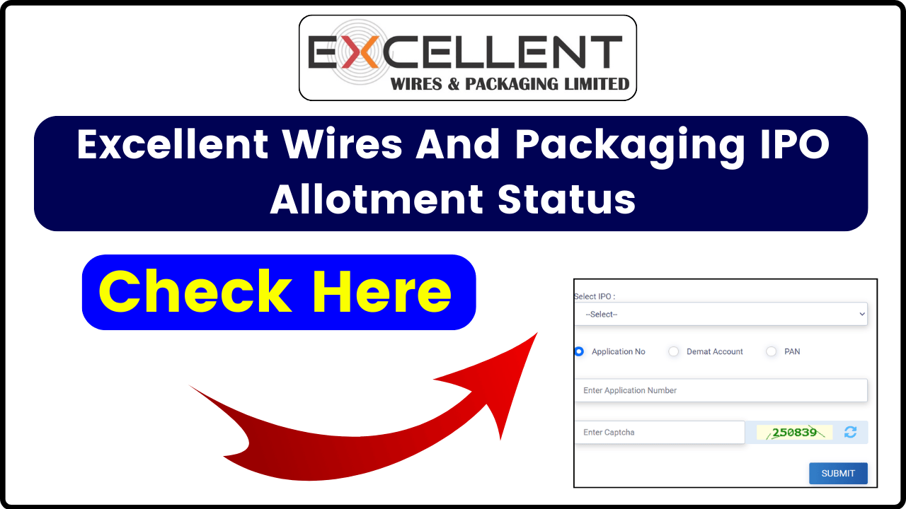 Excellent Wires And Packaging IPO Allotment Status, Check Result, Subscription Status