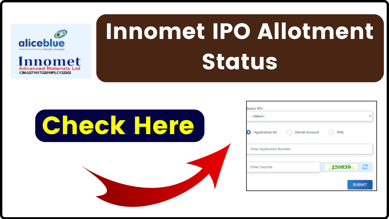 Innomet IPO Allotment Status, Direct Link Here, GMP, Listing Price