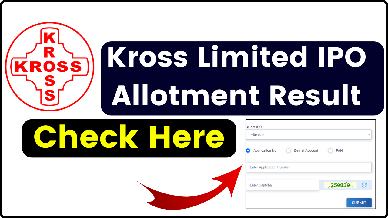 Kross Limited IPO Allotment Result - Check Status, GMP, Expected Listing Price